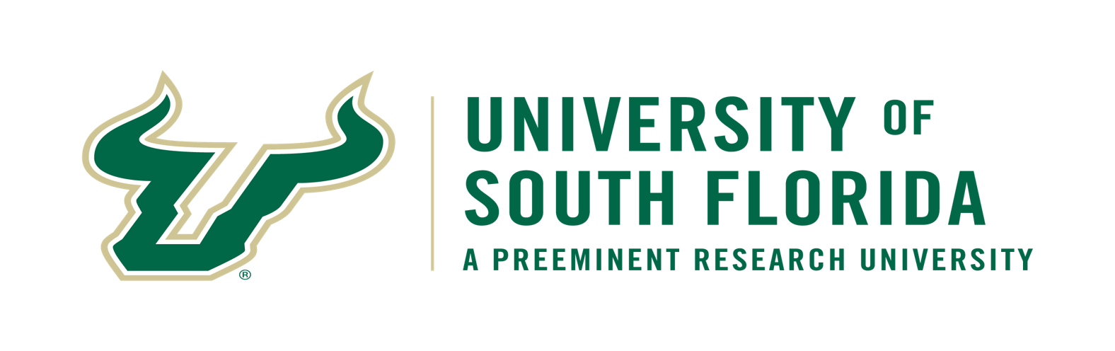 University of South Florida. A preeminent research university logo.