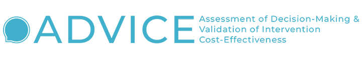 Advice logo. Assessment of Decision-Making and Validation of Intervention Cost-Effectiveness.